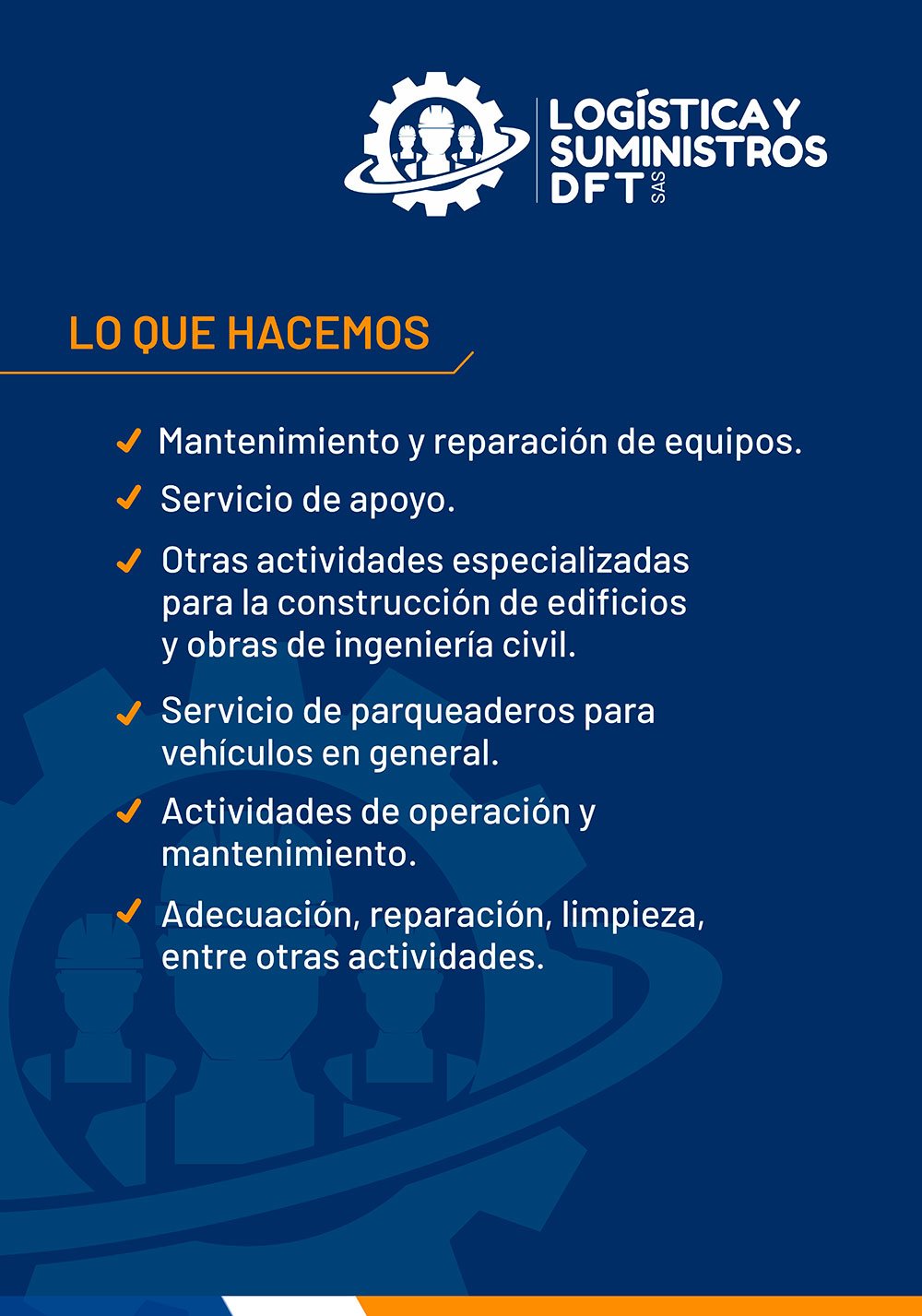 Logistica y suministros DFT